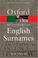 Cover of: A Dictionary of English Surnames