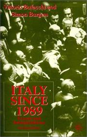 Cover of: Italy Since 1989: Events and Interpretations