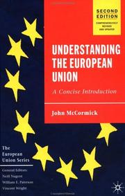 Cover of: Understanding the European Union by John McCormick