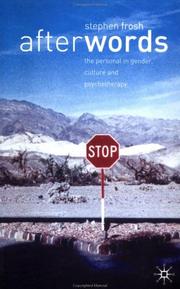 Cover of: After Words: The Personal in Gender, Cultural and Psychotherapy