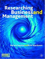 Cover of: Research Business and Management by Harvey Maylor, Kate Blackmon