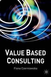 Cover of: Value-Based Consulting
