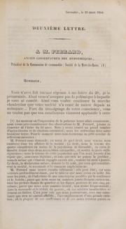 Cover of: Deuxième lettre