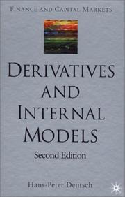 Cover of: Derivatives and Internal Models by Hans-Peter Deutsch
