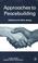 Cover of: Approaches to Peacebuilding