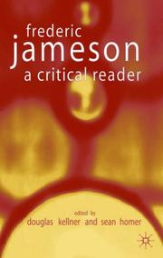 Cover of: Fredric Jameson by edited by Douglas Kellner and Sean Homer.