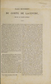 Cover of: Histoire naturelle de Lacépède: comprenant les cétacés, les quadrupèdes ovipares, les serpents et les poissons