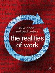 Cover of: The realities of work by Mike Noon
