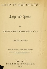 Cover of: Ballads of Irish chivalry by Robert Dwyer Joyce