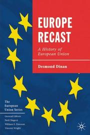 Cover of: Europe Recast (The European Union Series) by Desmond Dinan