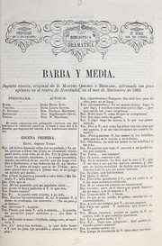 Cover of: Barba y media by Manuel Ossorio y Bernard