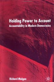 Cover of: Holding Power to Account | Richard Mulgan