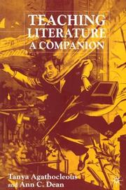 Cover of: Teaching literature: a companion