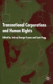 Cover of: Transnational Corporations and Human Rights by 