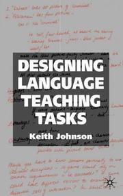 Cover of: Designing language teaching tasks