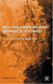 Cover of: Social Policy Reform and Market Governance in Latin America