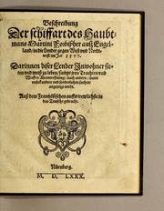 Beschreibung der Schiffart des Haubtmans Martini Forbissher auss Engelland in die Lender gegen West vnd Nordtwest im Jar 1577 by Dionyse Settle