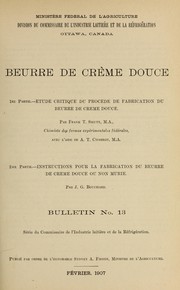 Cover of: Beurre de crème douce