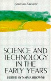 Cover of: Science and technology in the early years: an equal opportunities approach