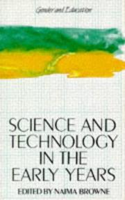 Cover of: Science and Technology in the Early Years: An Equal Opportunities Approach (Gender and Education Series)
