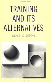 Cover of: Training and its alternatives