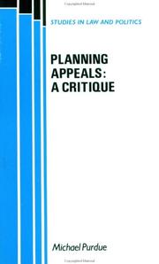 Cover of: Planning appeals by Michael Purdue