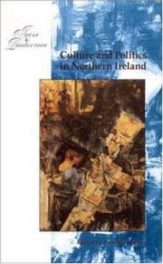 Cover of: Culture and politics in Northern Ireland, 1960-1990 | 