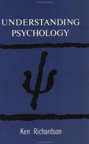 Cover of: Understanding psychology by Ken Richardson