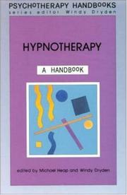 Cover of: Hypnotherapy: A Handbook (Psychotherapy Handbook Series)