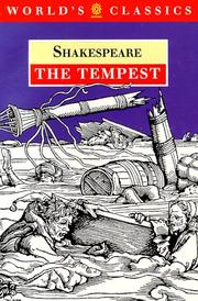 Cover of: The tempest by William Shakespeare