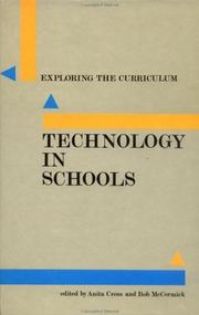 Cover of: Technology in schools | 