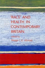 Cover of: "Race" and health in contemporary Britain by edited by W.I.U. Ahmad.