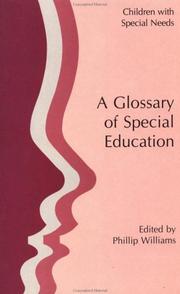 Cover of: Glossary of Special Education (Children With Special Needs Series)