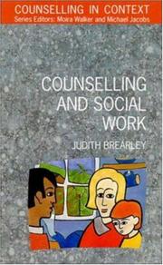 Counselling and social work by Judith Brearley
