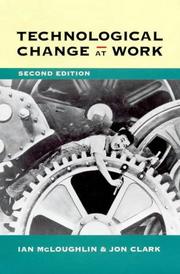 Cover of: Technological change at work