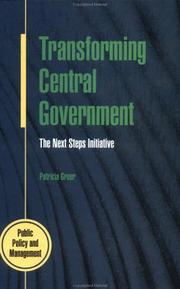 Cover of: Transforming central government by Patricia Greer