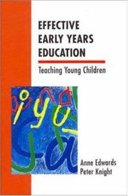 Cover of: Effective early years education by Anne Edwards