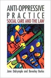 Cover of: Anti-oppressive practice: social care and the law