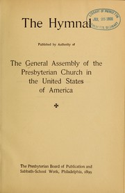 Cover of: The Hymnal by Presbyterian Church in the U.S.A.
