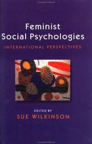 Cover of: Feminist Social Psychologies: International Perspectives