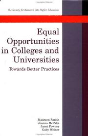 Equal opportunities in colleges and universities
