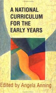 Cover of: A national curriculum for the early years