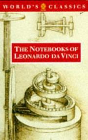 Cover of: The notebooks of Leonardo da Vinci by Leonardo da Vinci