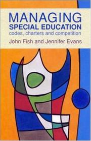 Cover of: Managing special education by John Fish