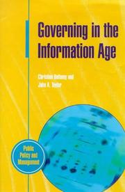 Cover of: Governing in the information age