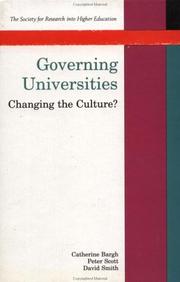 Cover of: Governing universities | Catherine Bargh