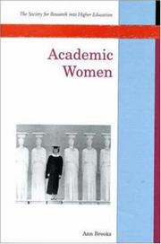 Cover of: Academic Women (Srhe and Open University Press Imprint)