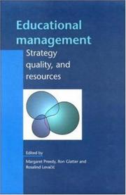 Cover of: Educational Management: Strategy, Quality and Resources (Leadership and Management in Education)