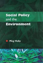 Cover of: Social policy and the environment