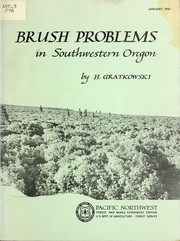 Cover of: Brush problems in southwestern Oregon.